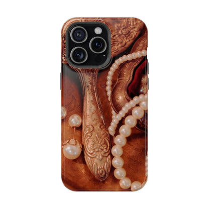 Wireless-Charging Compatible Case – Bronze Vanity