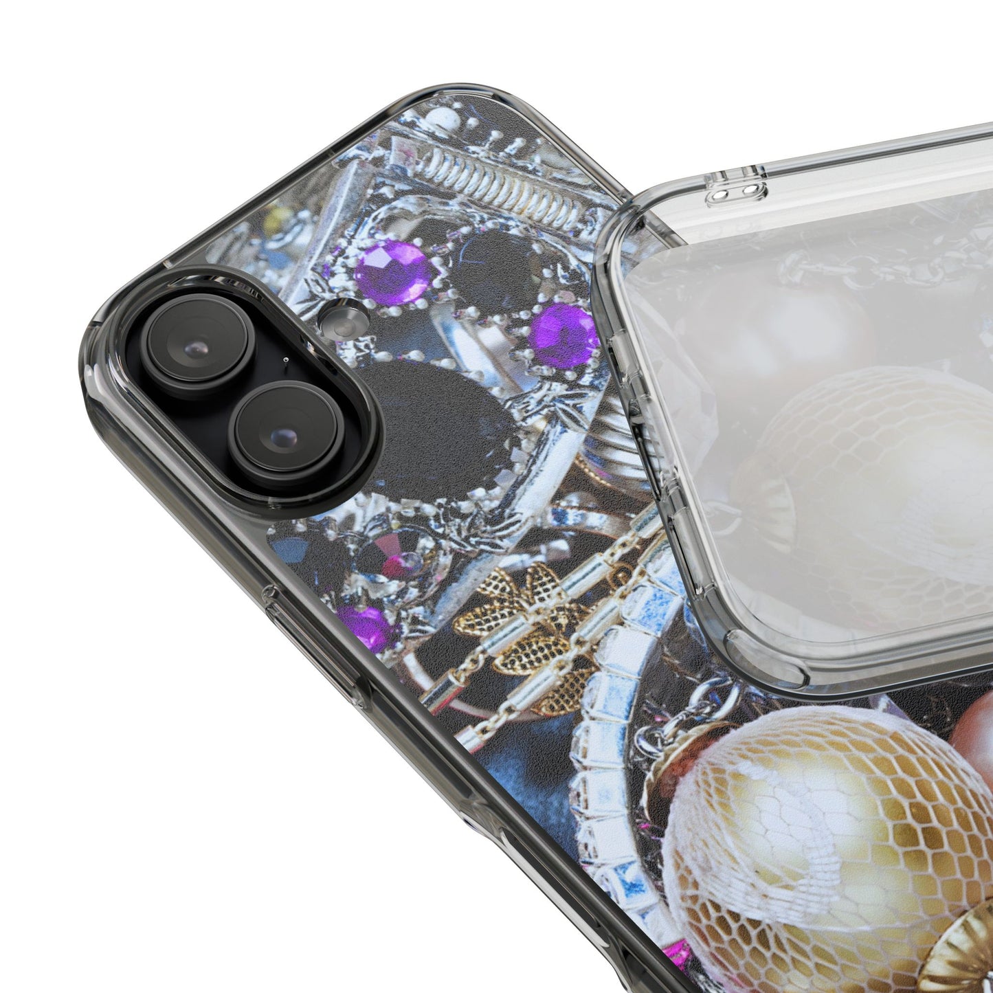 Clear Phone Case – Chrome Jewel