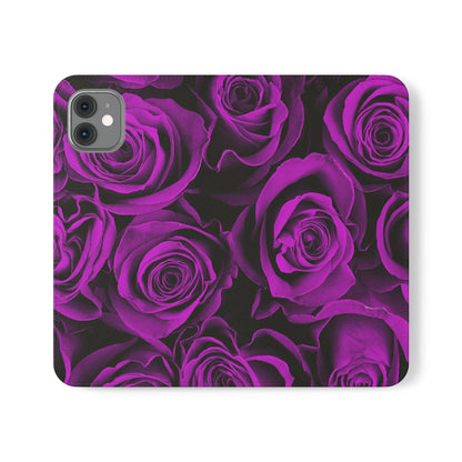 Flip Case – Amethyst Roses