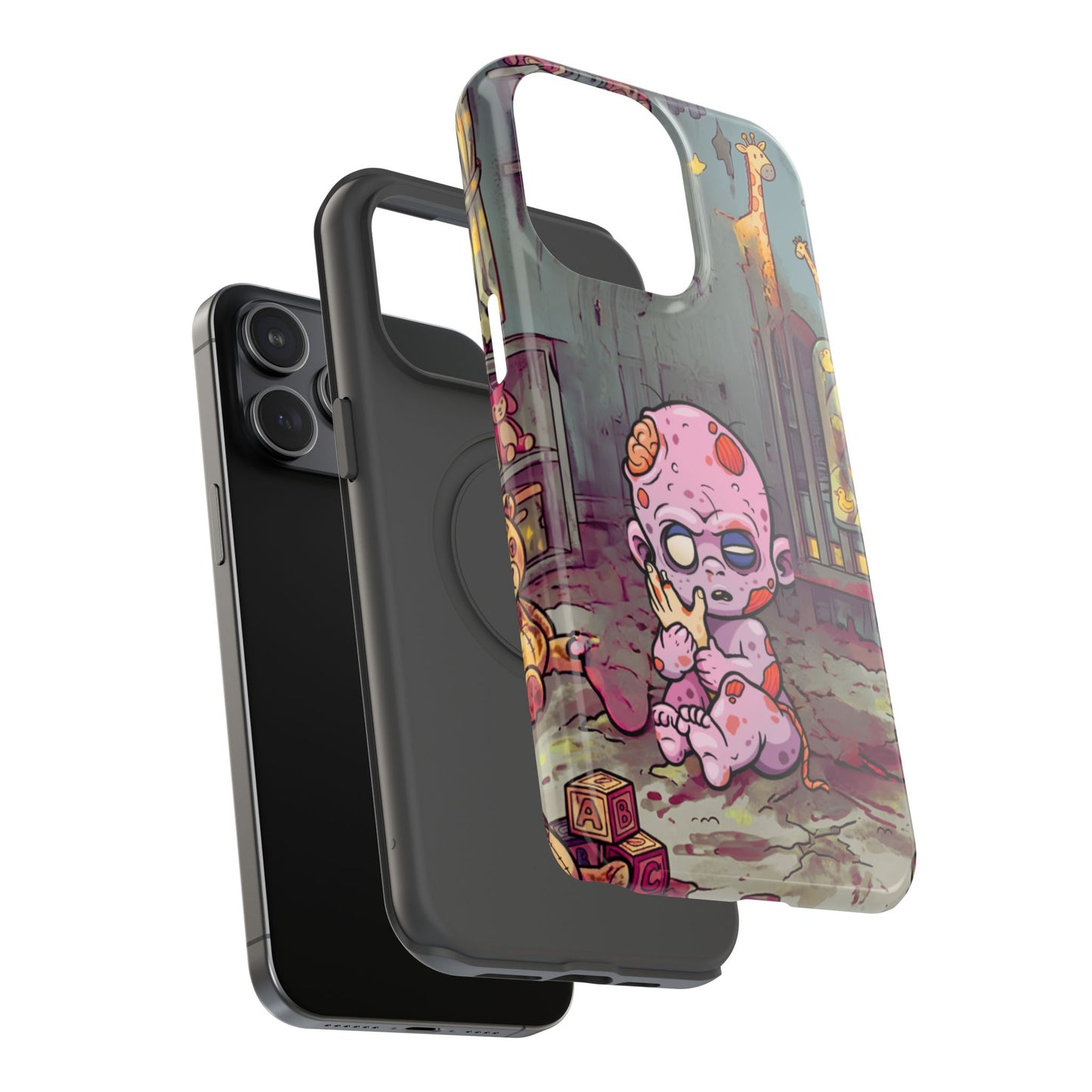 Zombie Baby Phone Case — Cute Creepy Impact-Resistant iPhone Case