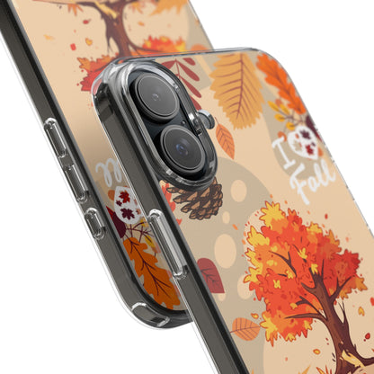 Clear Phone Case – Fall in Love
