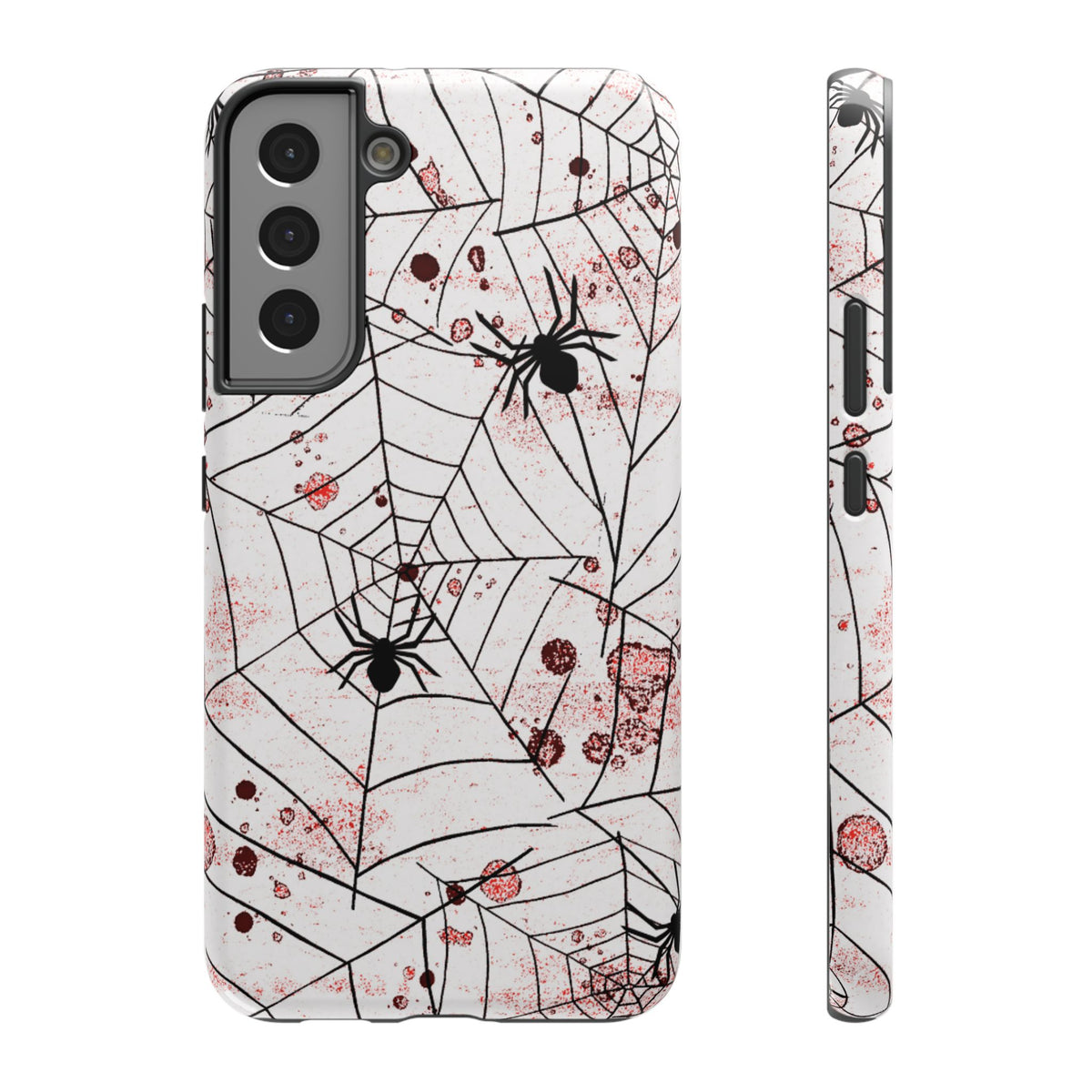 Impact-Resistant Phone Case – Blood Web