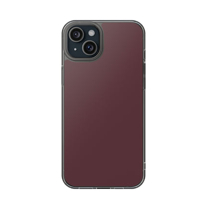 Clear Phone Case – Mulled Wine – Compatible with iPhone 13–17 & Samsung Galaxy S25–S26 Series