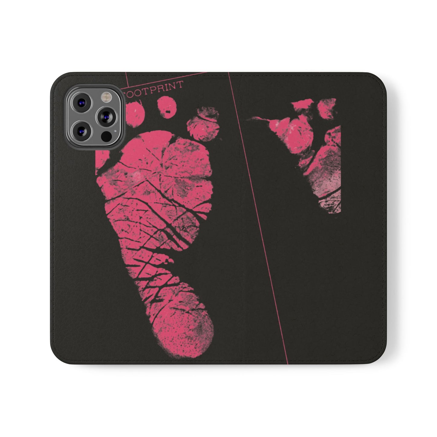 Flip Case – Mom’s Little Pink Footprints