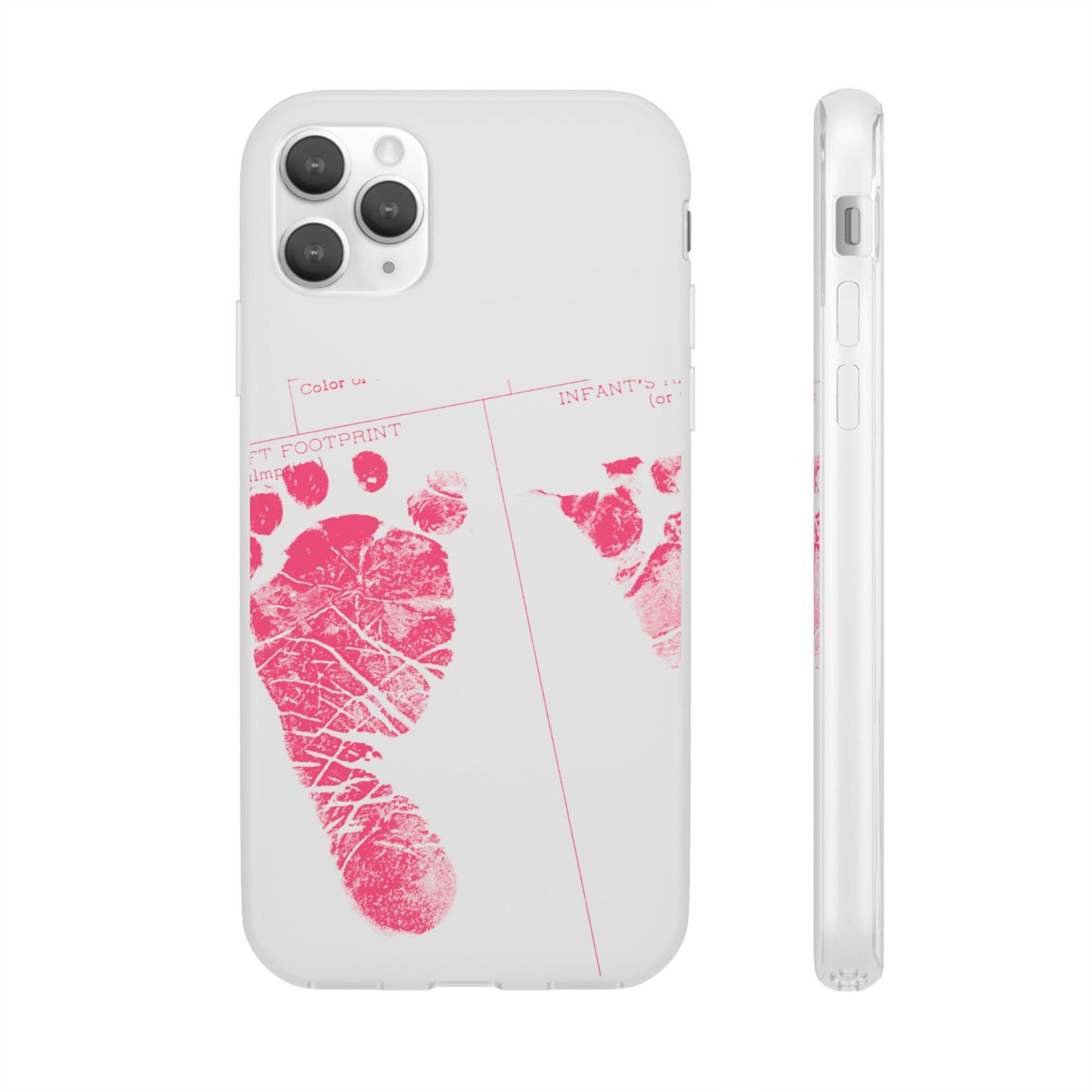 Flexi Case – Mom’s Little Pink Footprints