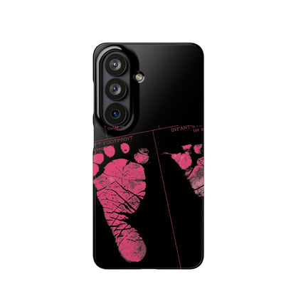Snap Phone Case – Mom’s Little Pink Footprints