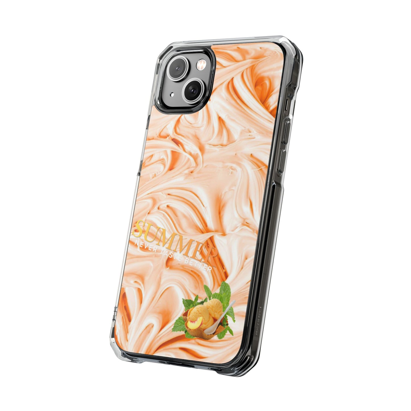 Clear Phone Case – Peach Sorbet
