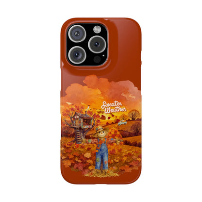 Slim Phone Case – Sweater Weather – Compatible with iPhone 11–17 Series