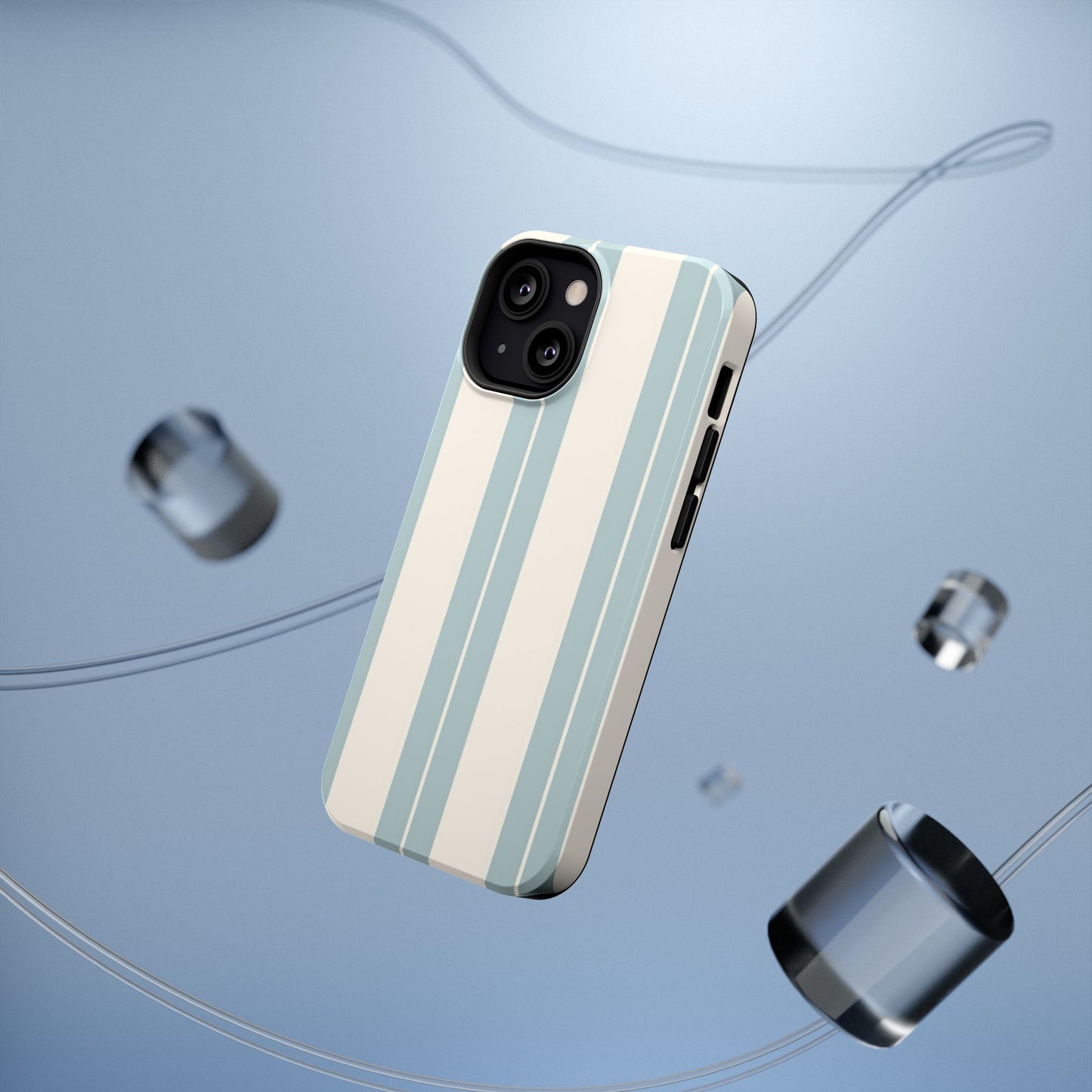 Impact-Resistant Phone Case – Coastal Stripe