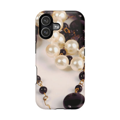 Wireless-Charging Compatible Case – Noir Pearl