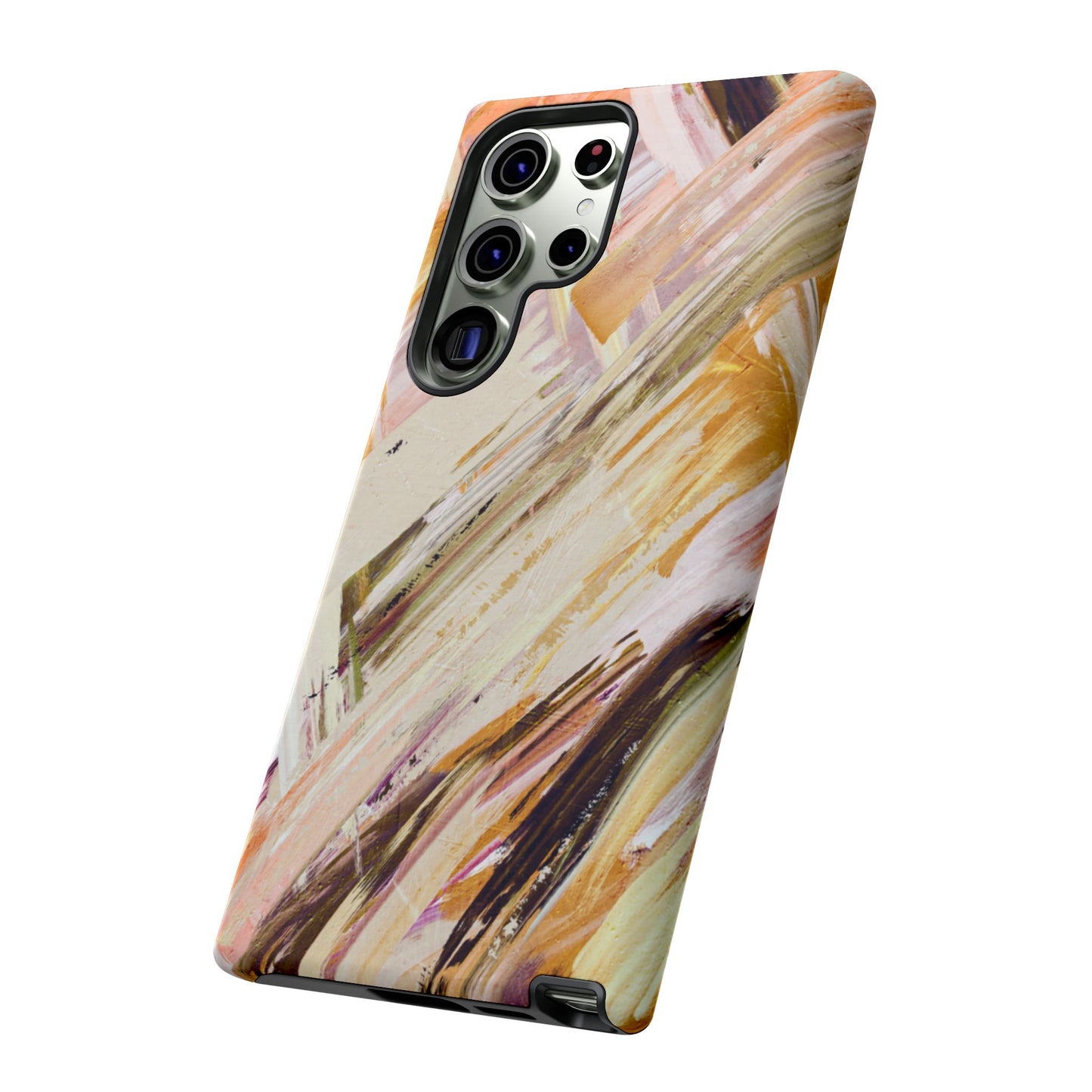 Protective Phone Case – Brush & Bronze