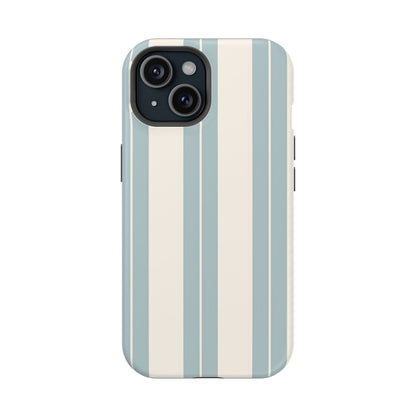 Wireless-Charging Compatible Case – Coastal Stripe