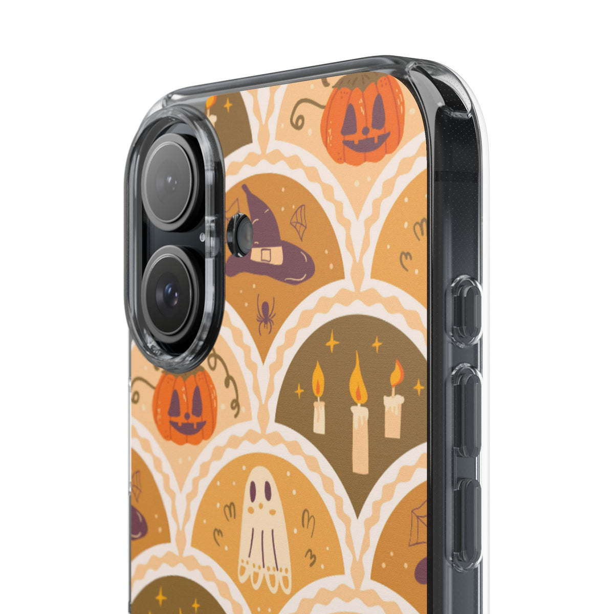 Clear Phone Case – Vintage Haunt – Compatible with iPhone 13–17 & Samsung Galaxy S25–S26 Series