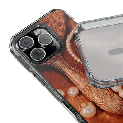 Clear Magnetic Phone Case – Bronze Vanity