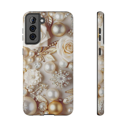 Impact-Resistant Phone Case – Ivory Opulence