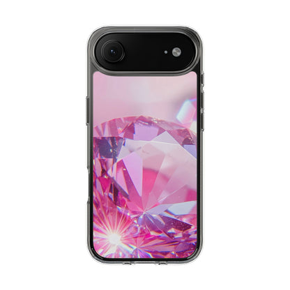 Clear Phone Case – Pink Ice