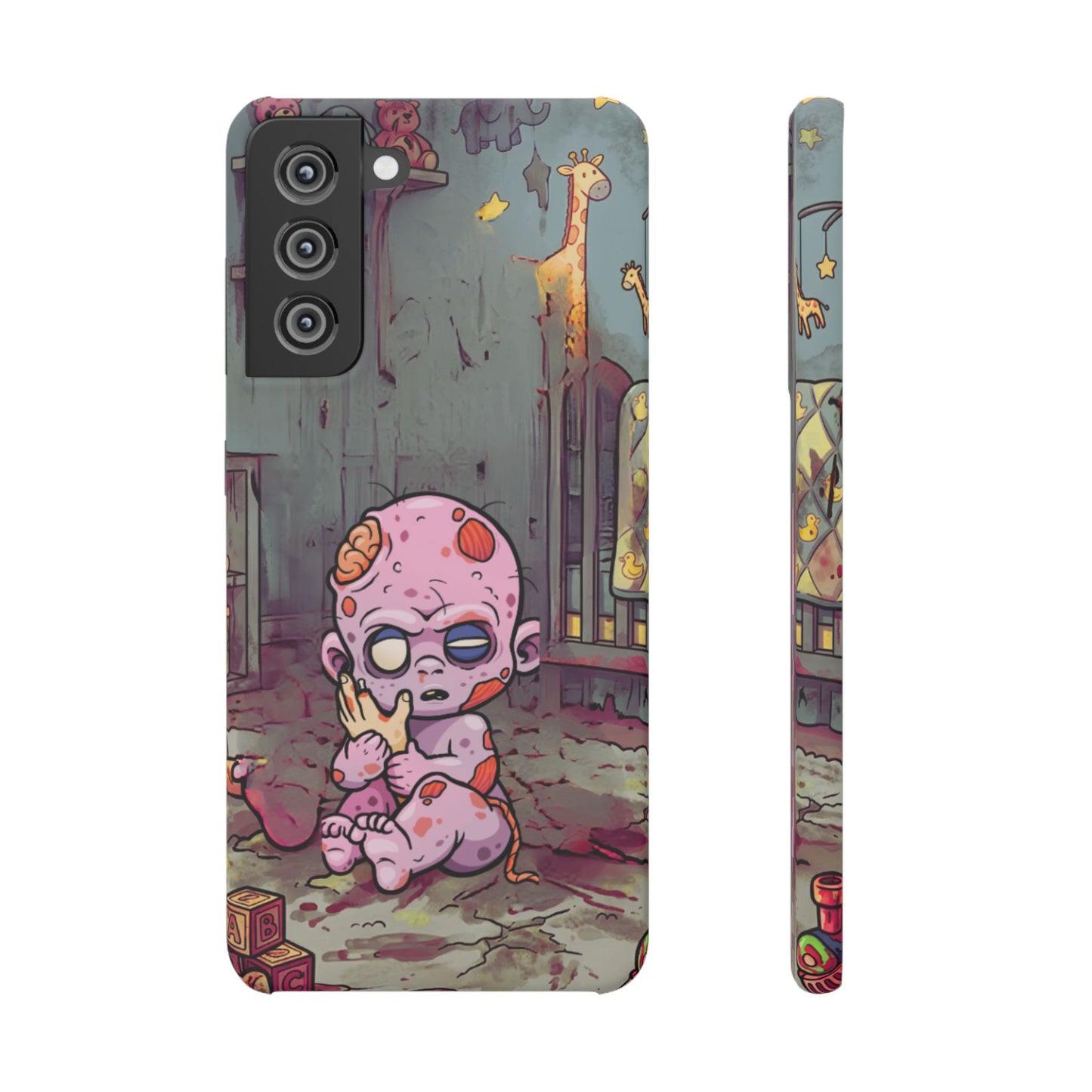 Phone Case — Creepy Cute Zombie Baby Nursery Design