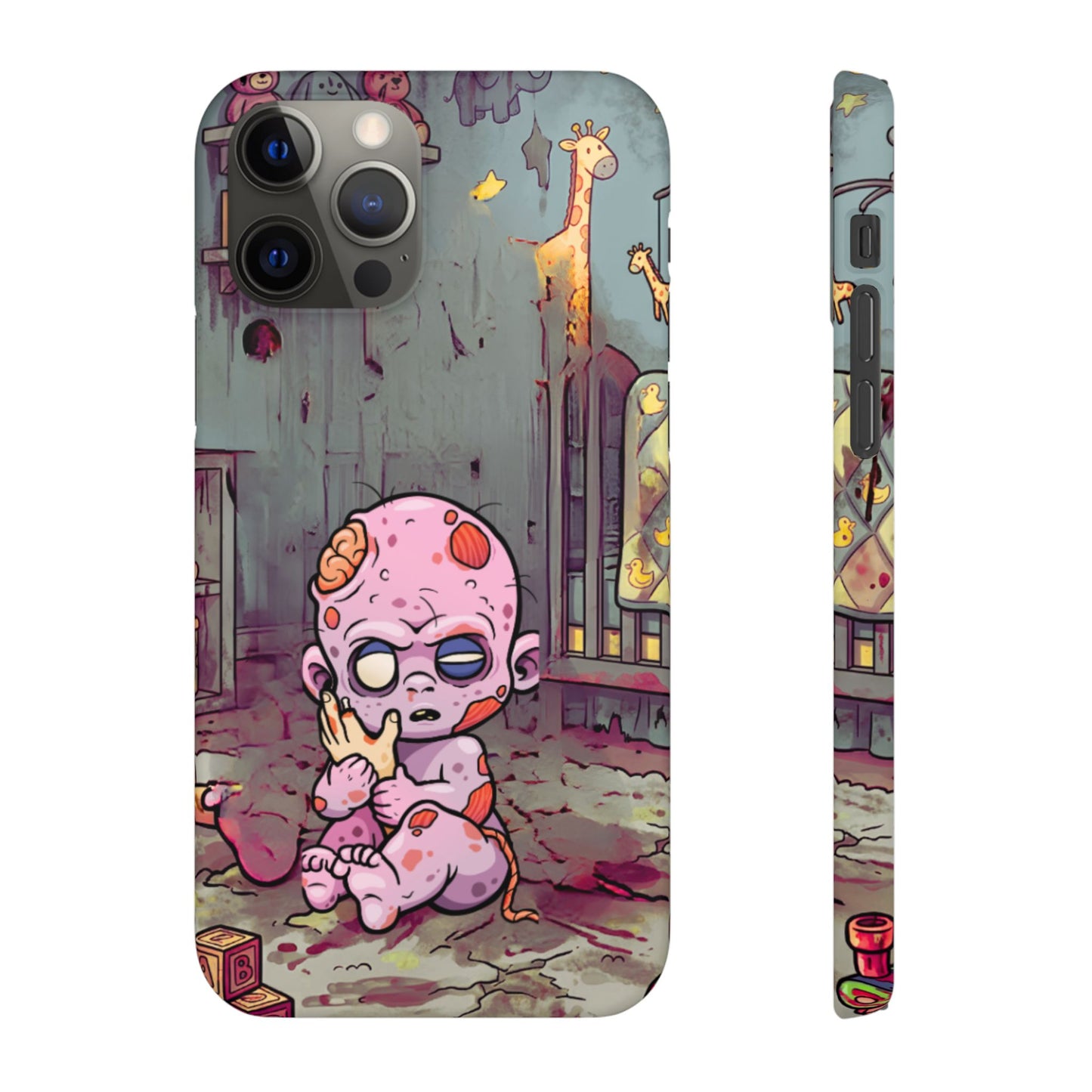 Phone Case — Creepy Cute Zombie Baby Nursery Design