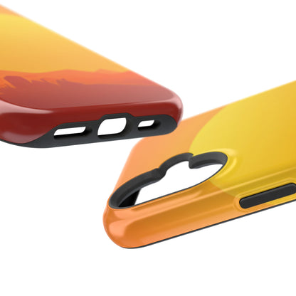 Wireless-Charging Compatible Case – Desert Sunrise