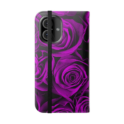 Flip Case – Amethyst Roses