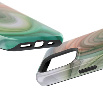Impact-Resistant Phone Case – Marble Flow