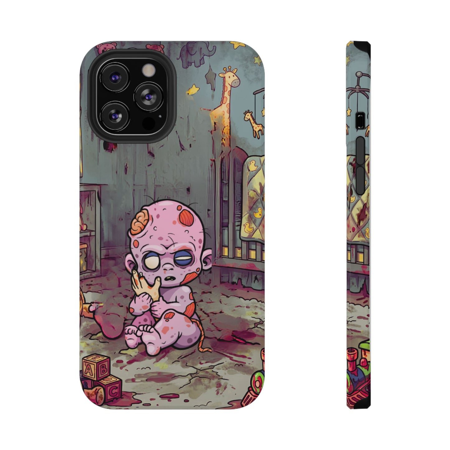 Zombie Baby Phone Case — Cute Creepy Impact-Resistant iPhone Case