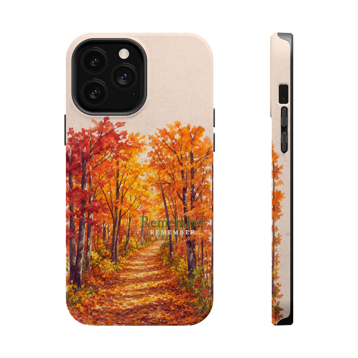 Wireless-Charging Compatible Case – Autumn Remembered – Compatible with iPhone 13–17 & Samsung Galaxy S25–S26 Series