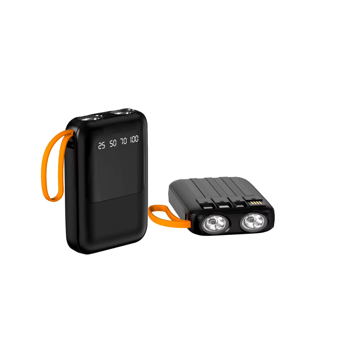 18650 Power Bank - Fast Charging Portable Battery with 4-in-1 Storage Box