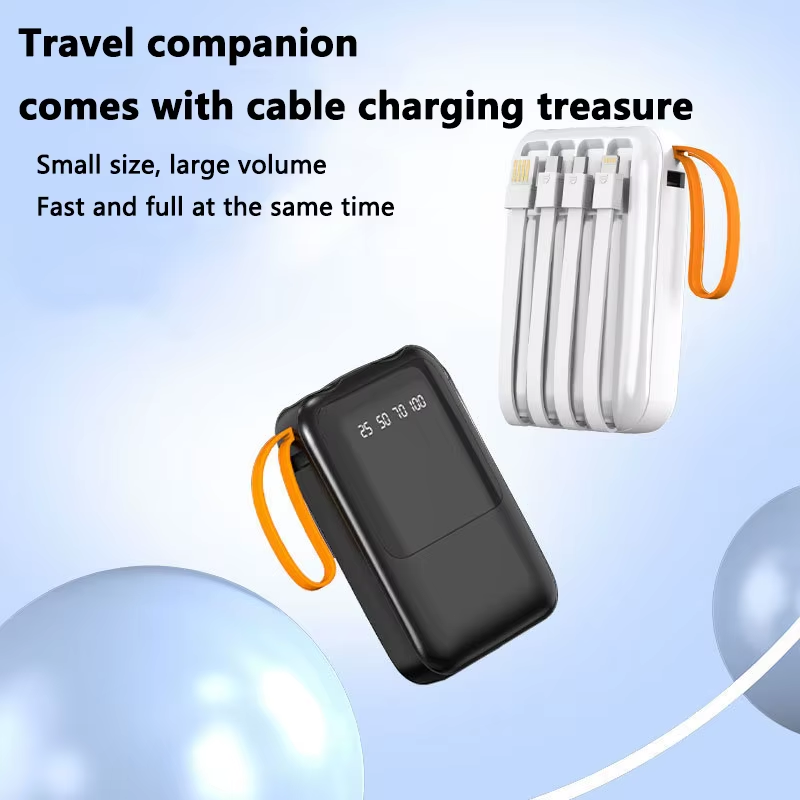 18650 Power Bank - Fast Charging Portable Battery with 4-in-1 Storage Box