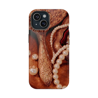 Wireless-Charging Compatible Case – Bronze Vanity