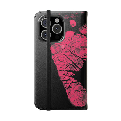 Flip Case – Mom’s Little Pink Footprints