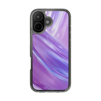 Clear Phone Case – Lavender Wave