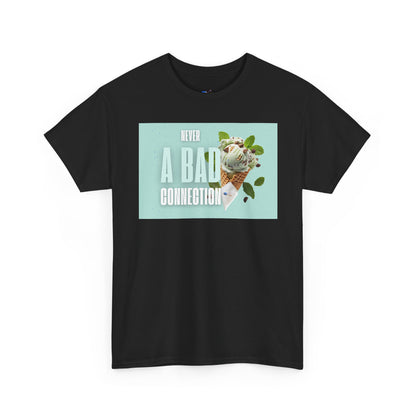 Never a Bad Connection – Mint Ice Cream Graphic T-Shirt