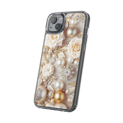 Clear Phone Case – Ivory Opulence