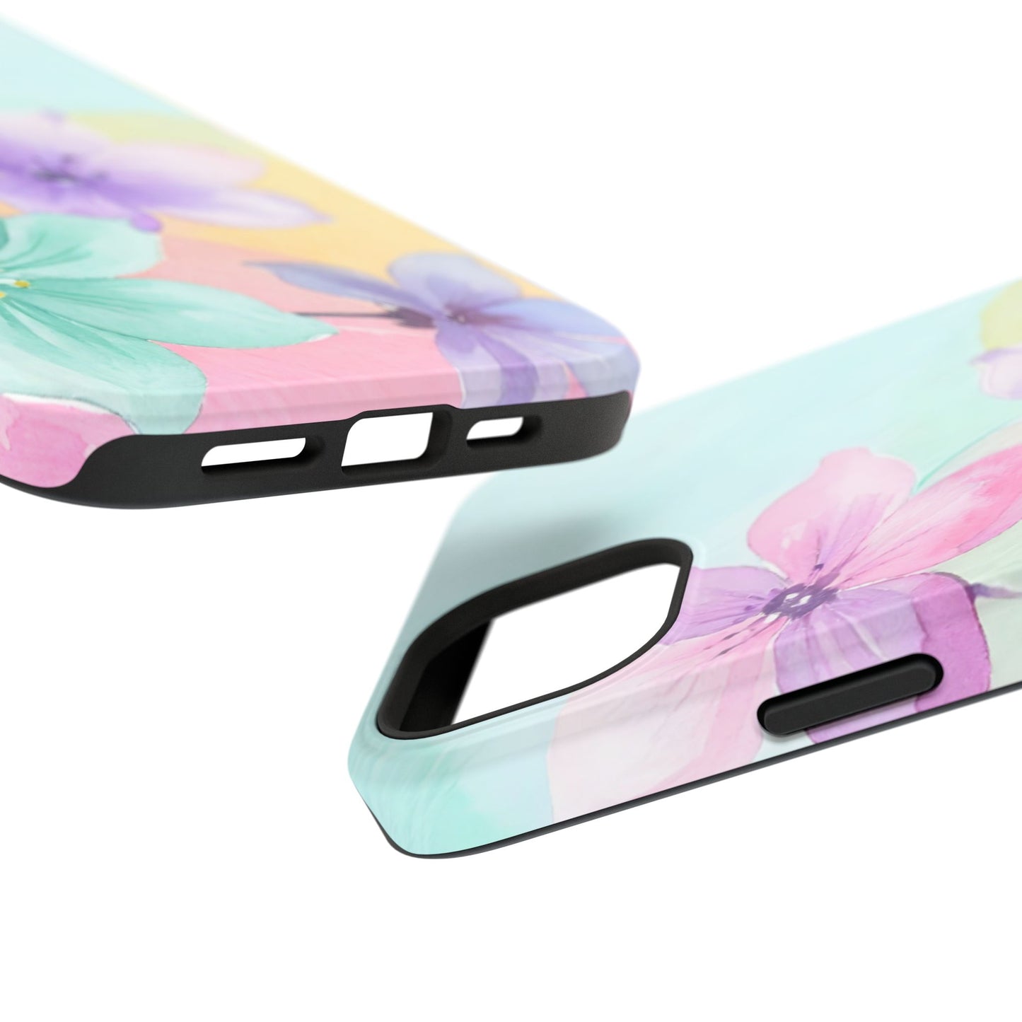 Impact-Resistant Phone Case – Water Petal