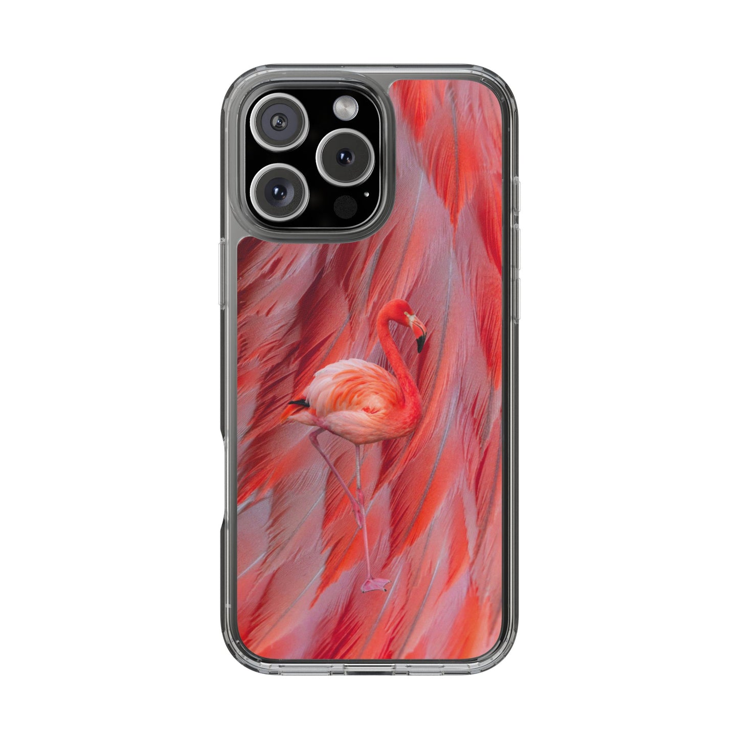 Clear Phone Case – Scarlet Plume