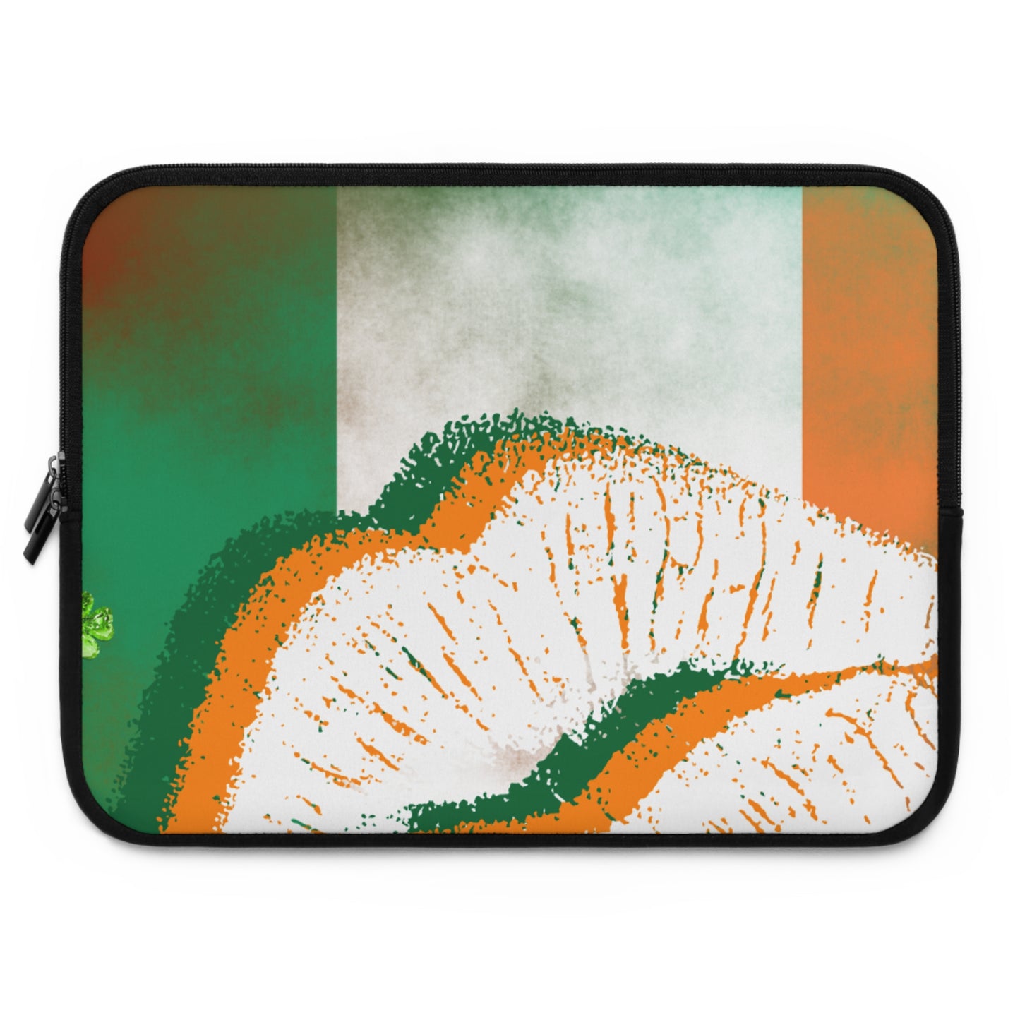 Laptop Sleeve – Irish Lip St. Patrick’s Day Design