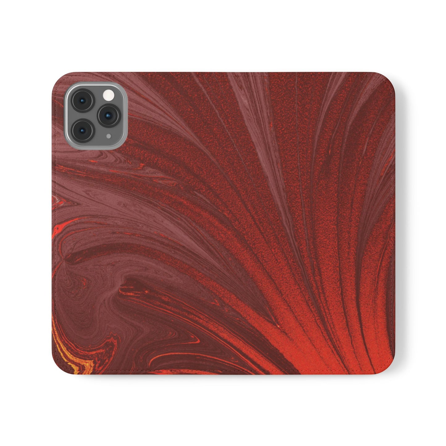 Flip Case – Crimson Current