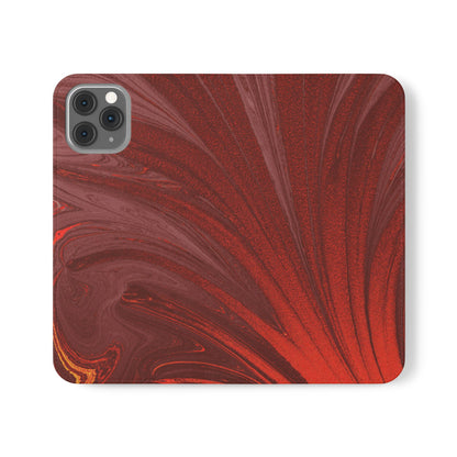 Flip Case – Crimson Current