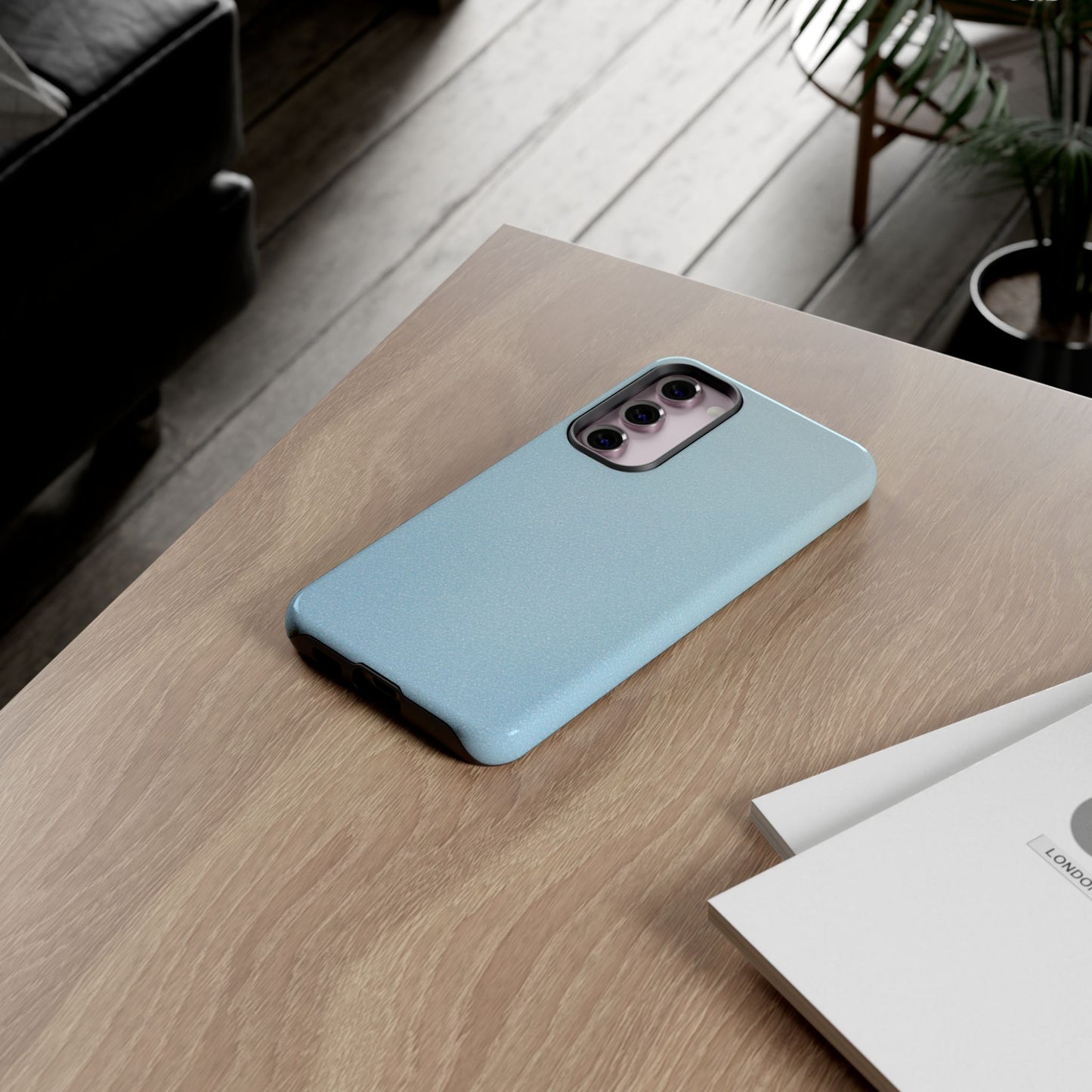 Protective Phone Case – Blue Whisper