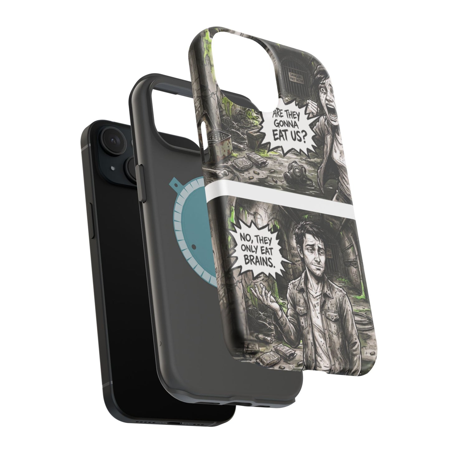 Wireless-Charging Compatible Case – Brains Only