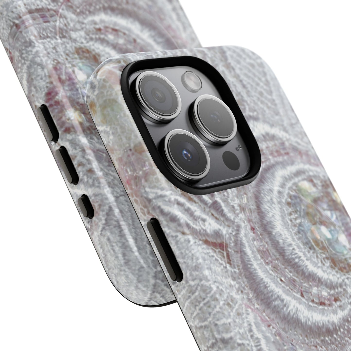 Protective Magnetic Phone Case – Lace Veil