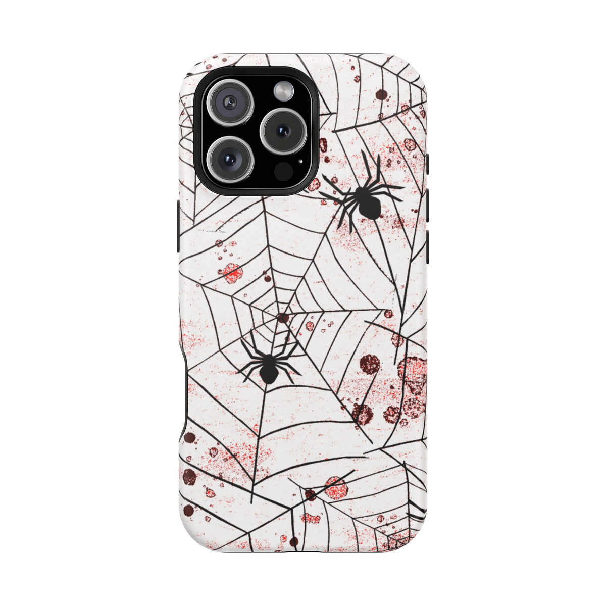 Impact-Resistant Phone Case – Blood Web