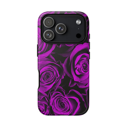 Protective Phone Case – Amethyst Roses