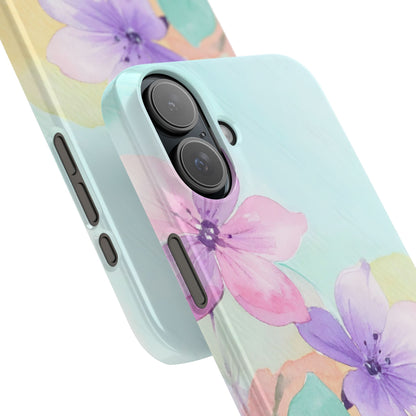 Slim Phone Case – Water Petal