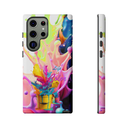 Color Splash Phone Case — “Life in Color” Protective Tough Case