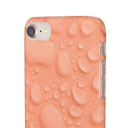 Snap Phone Case – Apricot Rain