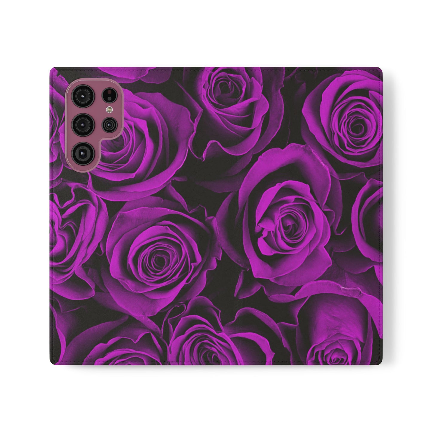 Flip Case – Amethyst Roses