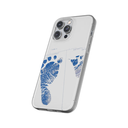 Flexi Case – Mom’s Little Blue Footprints