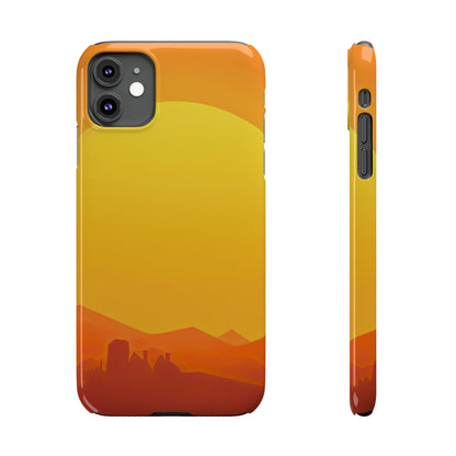 Slim Phone Case – Desert Sunrise